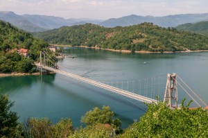 Bosnia and Herzegovina Roads,Jablanica lake bridge