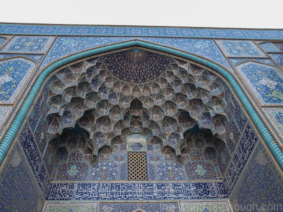 Павлиний хвост в декоре мечети Шейха Лютфуллы