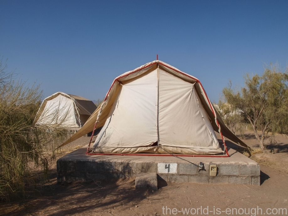 Пустыня Маранджаб, Tents in Matin Abad Desert Camp