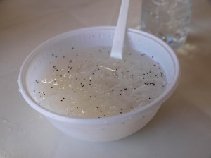 Фалуди - десерт из холодной вермишели и розовой воды  
