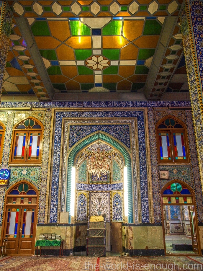 Михраб Голубой мечети Мохаммади, Йезд, Иран