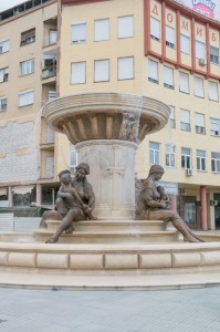 Skopje Karposh Uprising Square Fountain of the Mothers of Macedonia