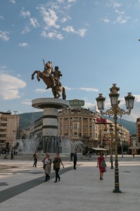Skopje Warrior on a Horse Statue (Alexander III of Macedon)