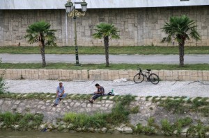 Skopje, Vardar river embankment