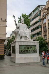 Skopje Monument to Tsar Samuel 