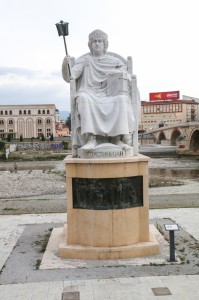 Skopje Justinian Monument 