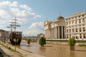 Skopje, Vardar river embankment