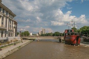 Skopje, Vardar river embankment