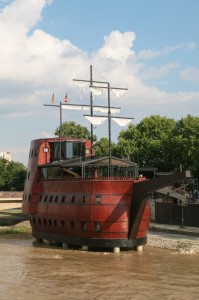 Skopje, Vardar river embankment