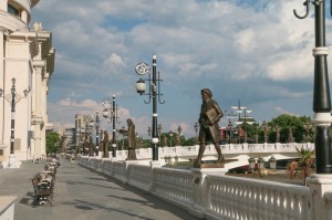 Skopje, Vardar river embankment