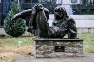 Skopje, monument to the victims of the earthquake of 26.06.1963 