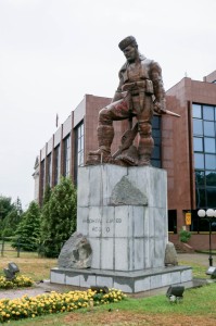Skopje, Andon Kyoseto monument