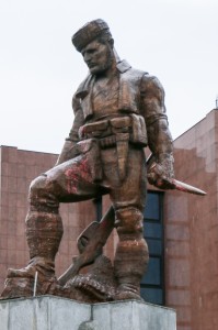 Skopje, Andon Kyoseto monument