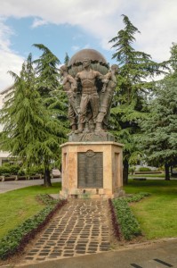 Skopje Park Woman - Warrior - Monument of the Defenders of Macedonia