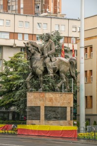 Skopje Park of The Woman Freedom-fighter, Nikola Karev Monument