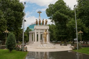 Skopje Park of The Woman Freedom-fighter, Prometheus Memorial
