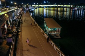 Belgrade Night, Savamala, the embankment of the Sava River