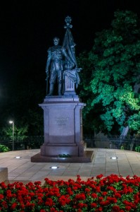 Belgrade Night, Russian Tsar Nikolay II Monument