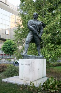 Belgrade Vasa Čarapić monument