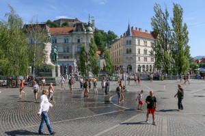 Ljubljana Preseren Square 