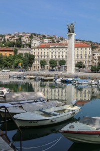 The monument to the liberation of Rijeka at May 3, 1945
