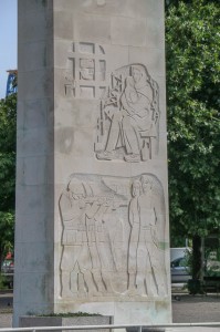 The monument to the liberation of Rijeka at May 3, 1945