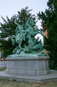 Zagreb Republic of Croatia Square, St. George Killing the Dragon