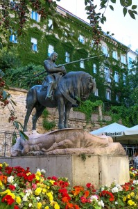 Zagreb St George Statue at Radiceva Street